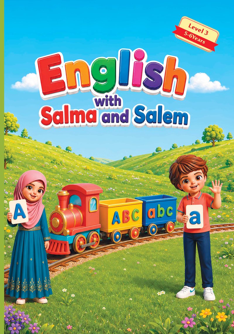 English with Salma and Salem - الغلاف الخلفي