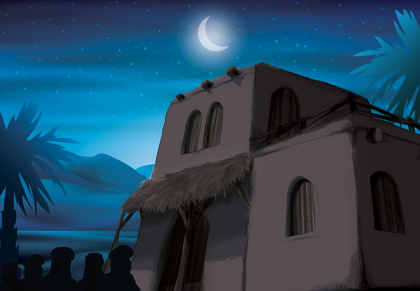 رسم من الكتاب يرافق الدَّعْوَةُ إِلَى الإِسْلَامِ سِرًّا
