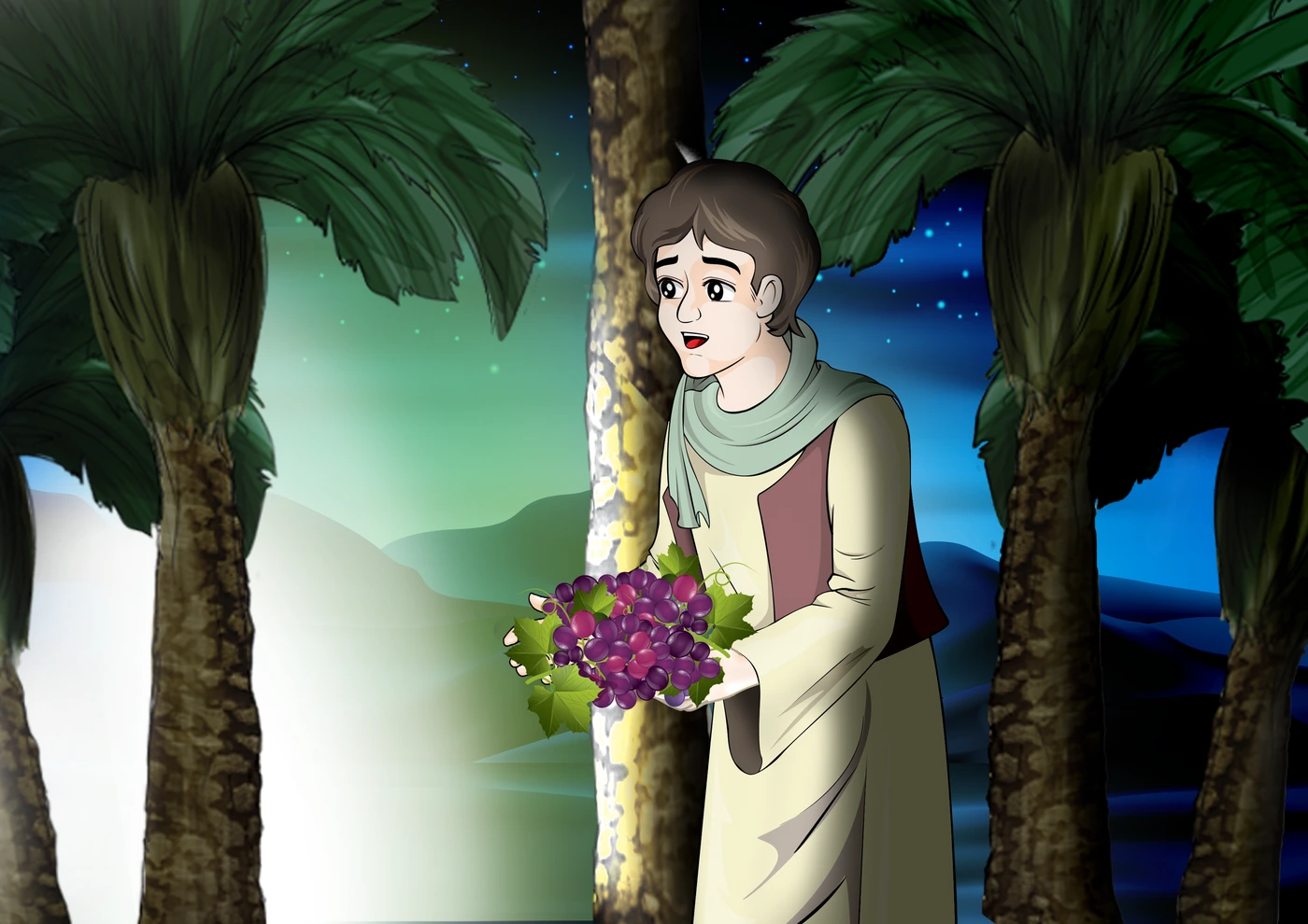 رسم من الكتاب يرافق عَامُ الحُزْنِ ورِحْلَةُ الرَّسُولِ ﷺ إِلَى الطَّائِفِ