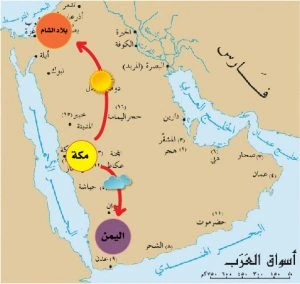 رسم من الكتاب يرافق مَعَانِي الكَلِمَاتِ