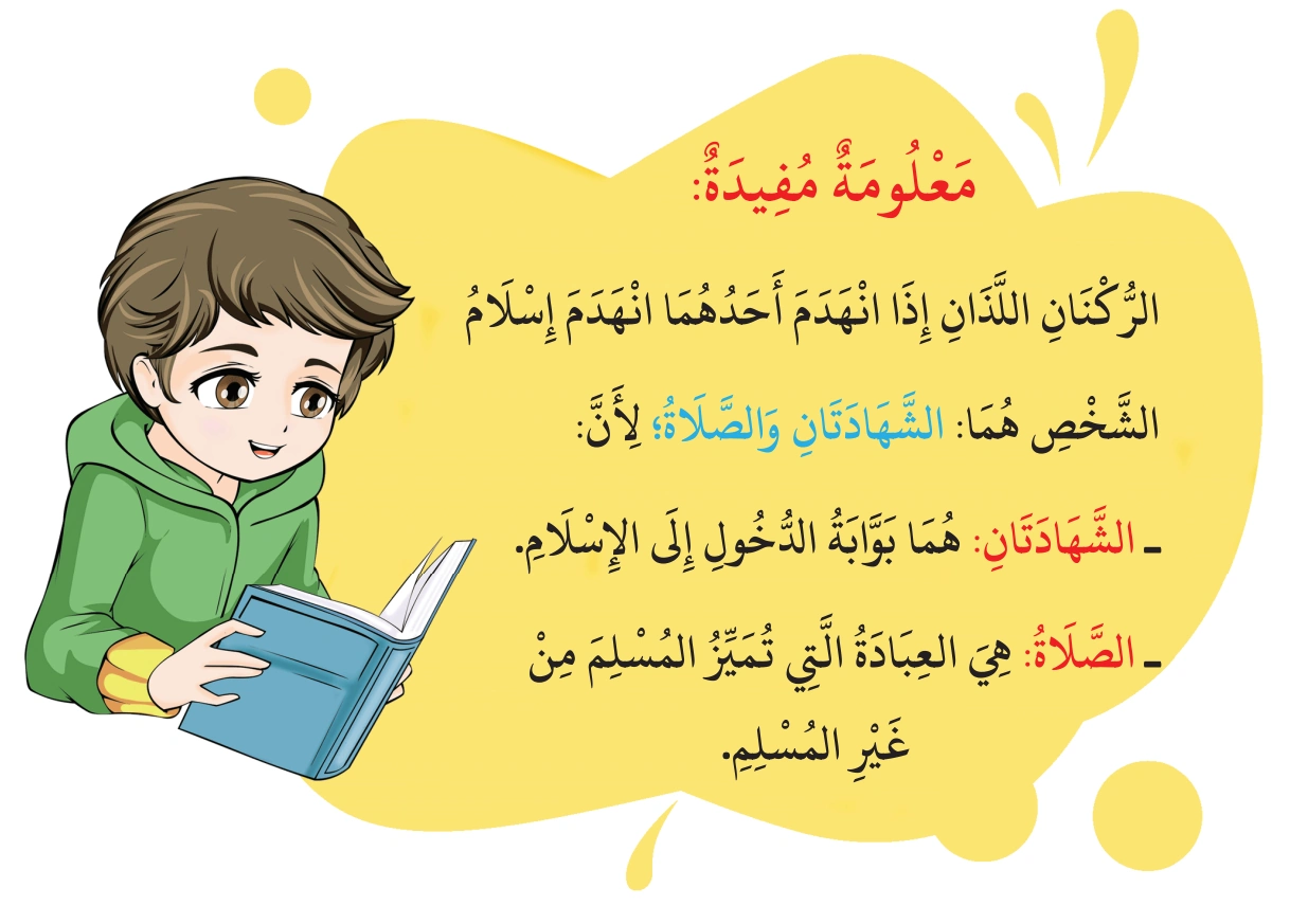 رسم من الكتاب يرافق فَضَائِلُ الصَّلَاةِ