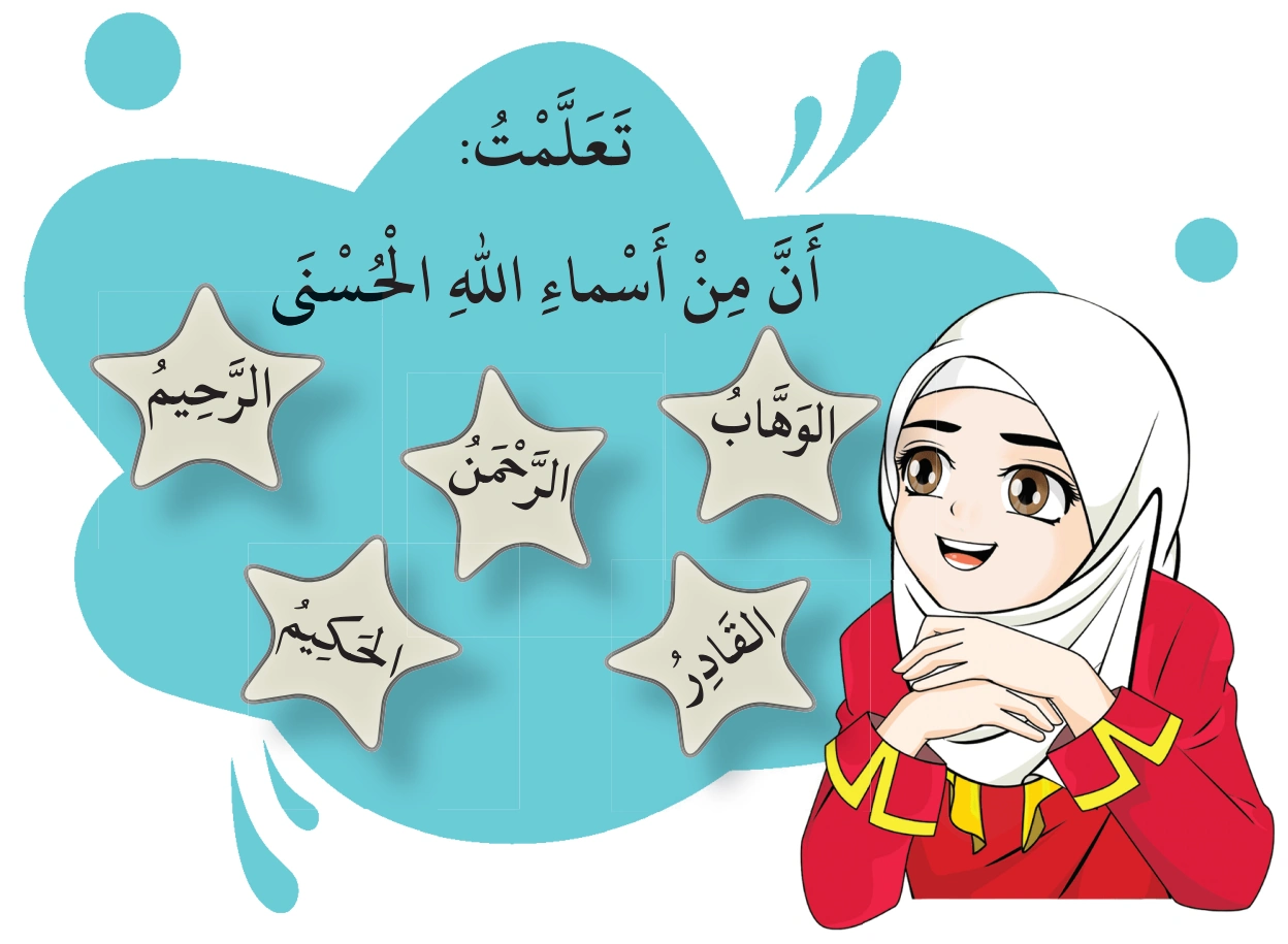 رسم من الكتاب يرافق مِنْ أَجْلِ دَوَامِ الهِبَاتِ وَالنِّعَمِ، لَا بُدَّ مِنْ: